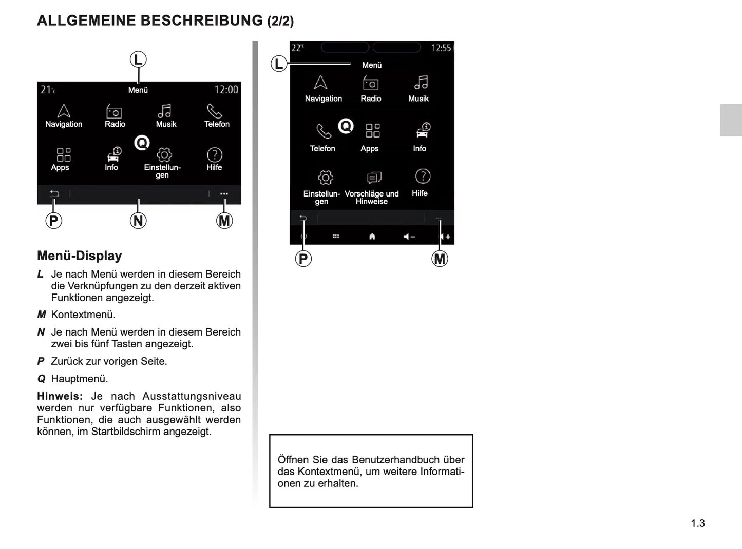 2023-2024 Renault Easy Link Infotainment Manual | German