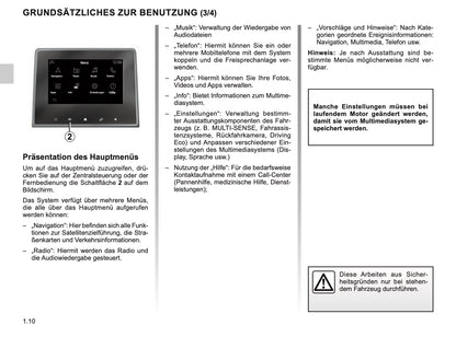 2023-2024 Renault Easy Link Infotainment Manual | German
