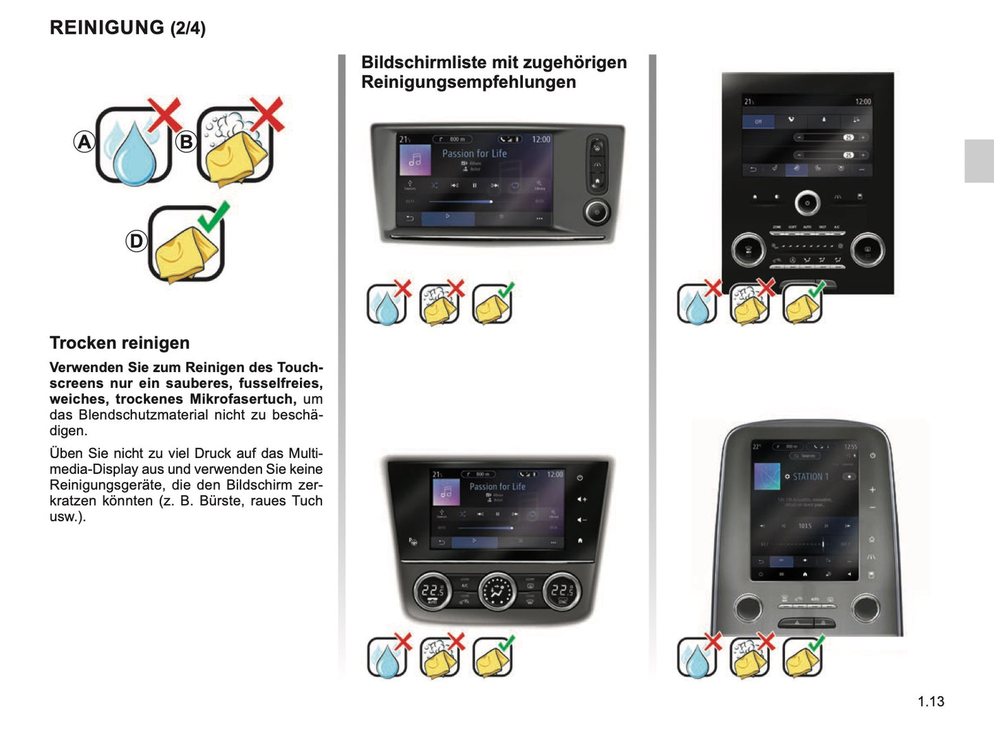 2023-2024 Renault Easy Link Infotainment Manual | German