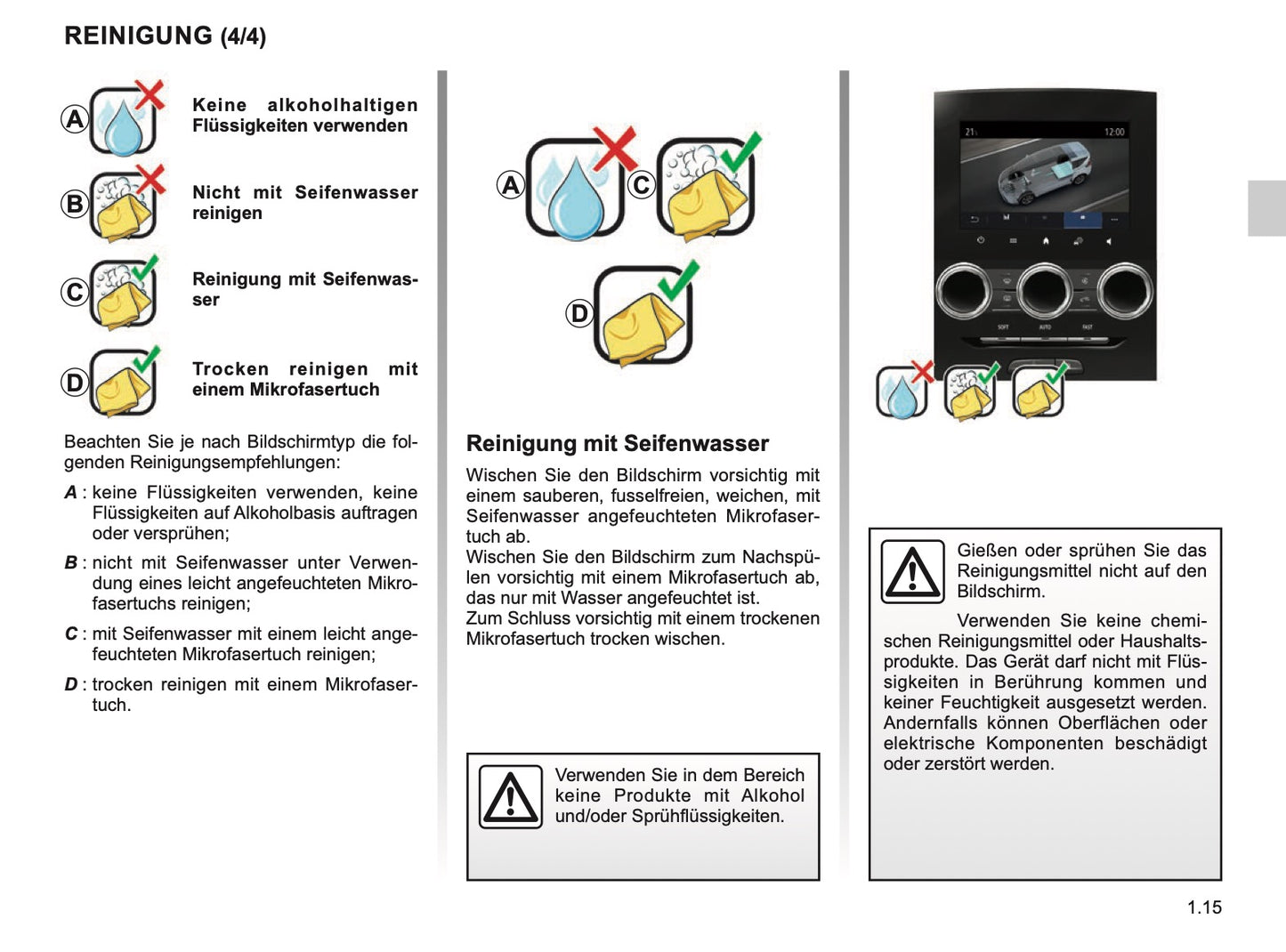 2023-2024 Renault Easy Link Infotainment Manual | German