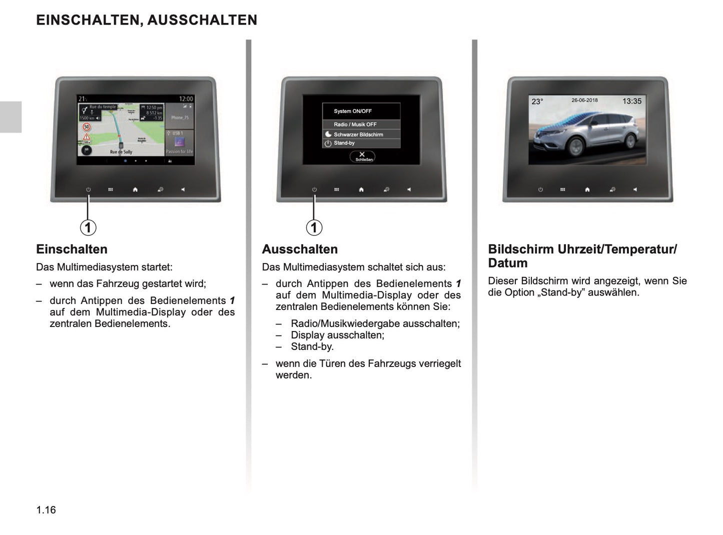 2023-2024 Renault Easy Link Infotainment Manual | German