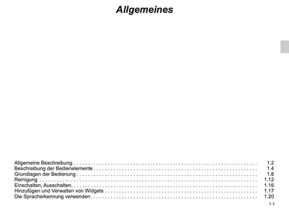 2023-2024 Renault Easy Link Infotainment Manual | German