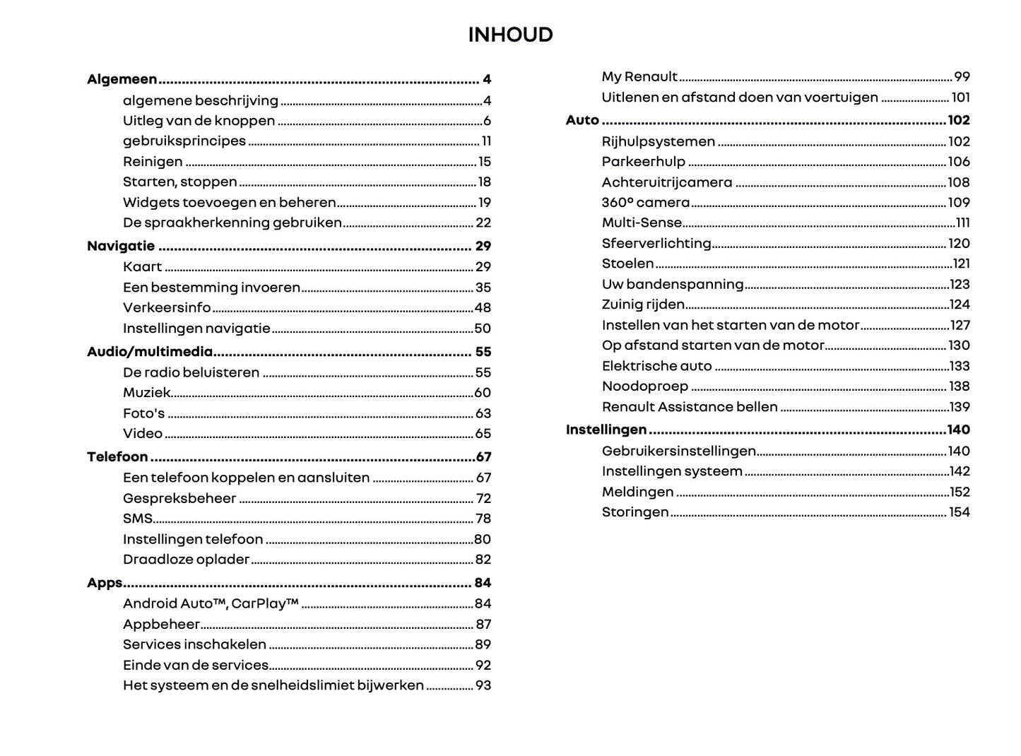 2018-2025 Renault Easy Link Infotainment Handleiding | Nederlands