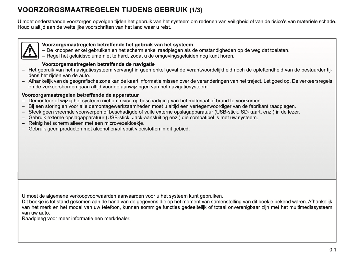 2023-2024 Renault Easy Connect/Easy Link Infotainment Handleiding | Nederlands