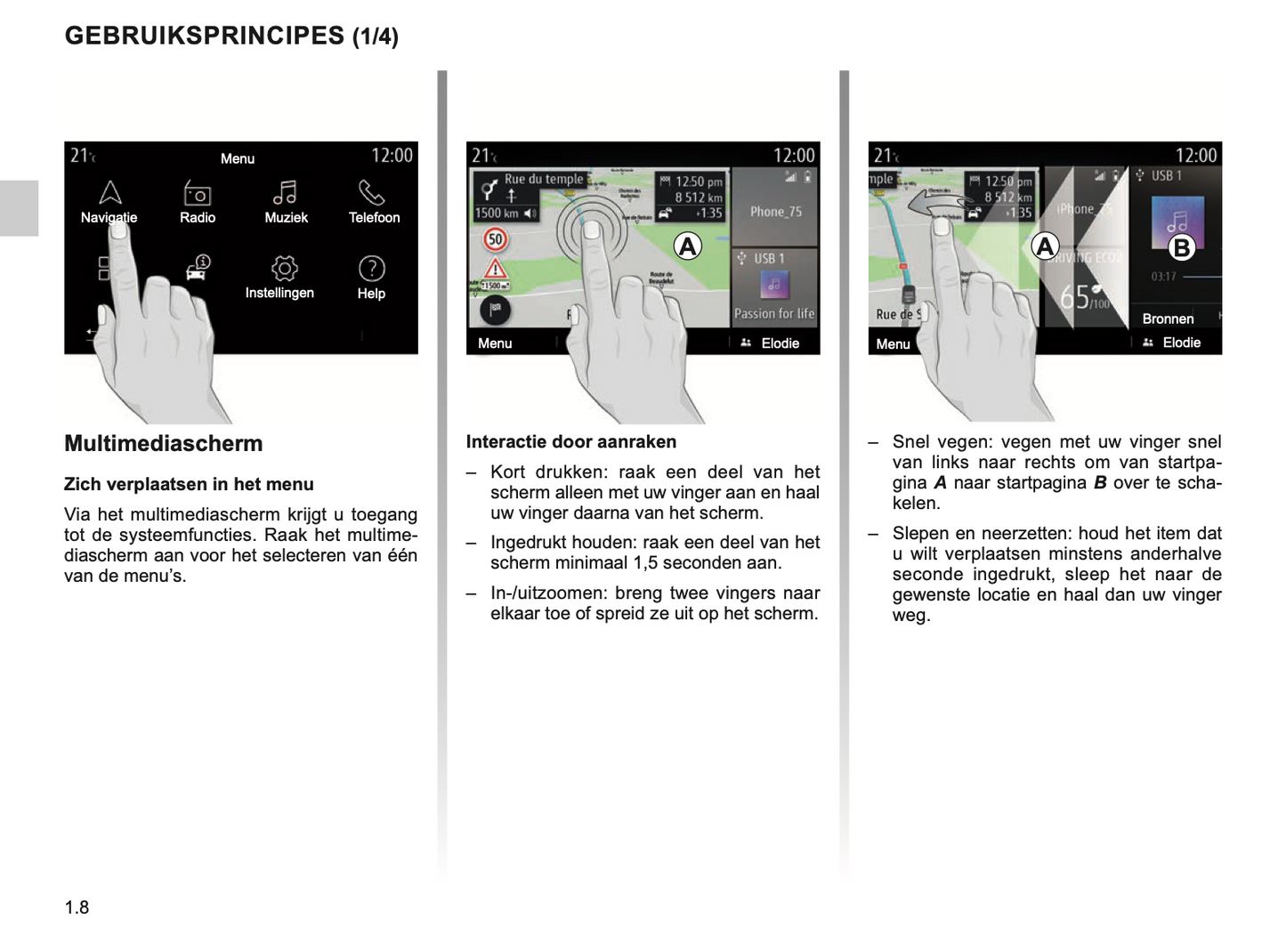 2023-2024 Renault Easy Connect/Easy Link Infotainment Handleiding | Nederlands