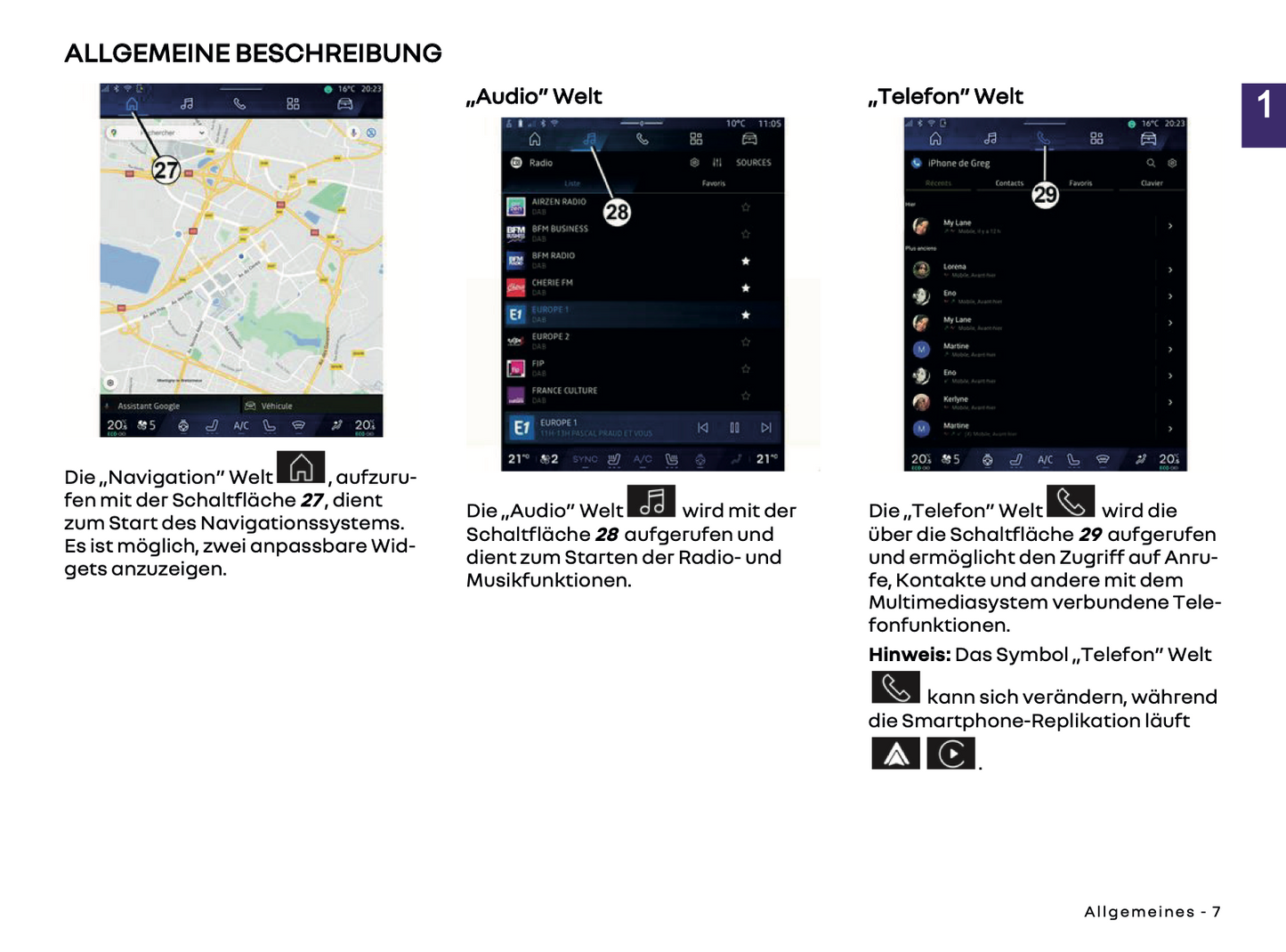 2024 Renault Open R-Link Infotainment Manual | German