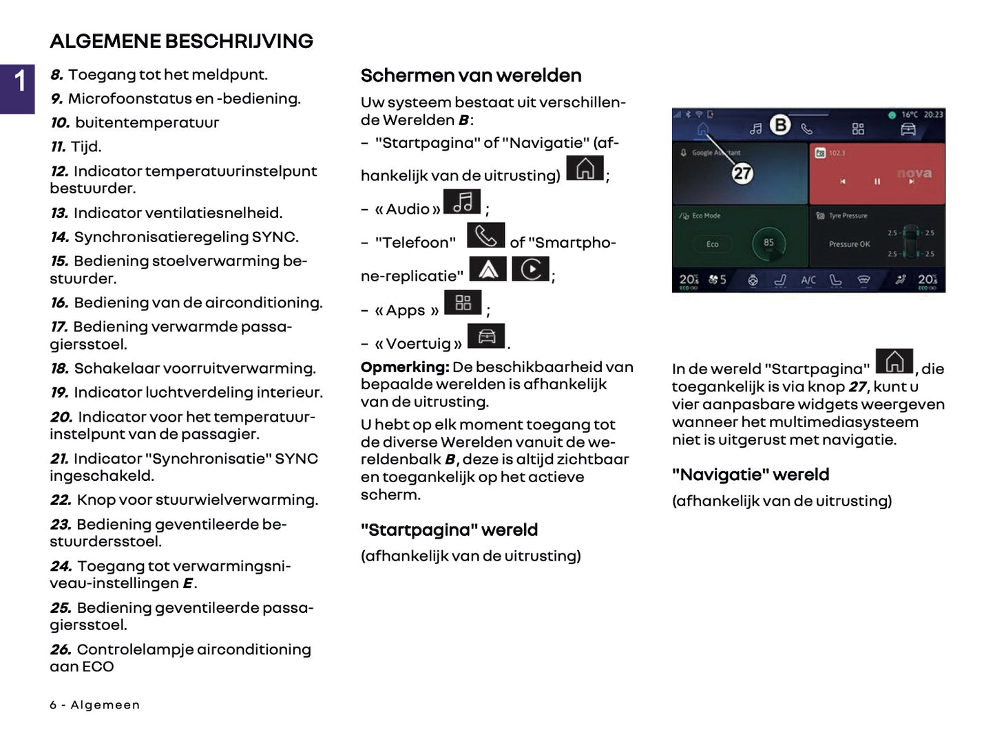 2026 Renault Open R Link Infotainment Manual | Dutch