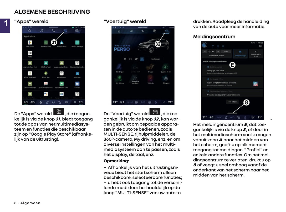 2026 Renault Open R Link Infotainment Manual | Dutch