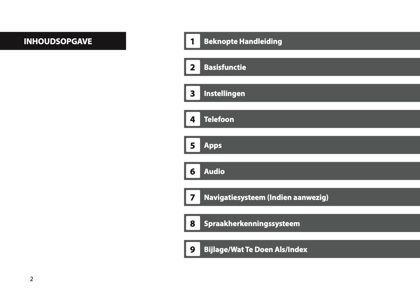 2025 Subaru Forester Infotainment Handleiding | Nederlands