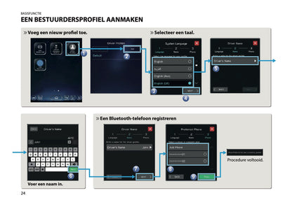 2025 Subaru Forester Infotainment Handleiding | Nederlands