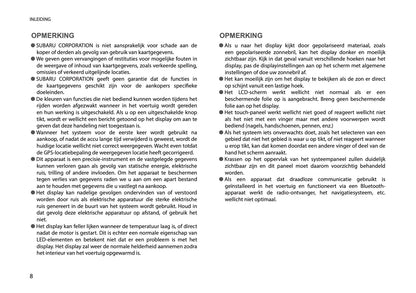 2025 Subaru Forester Infotainment Handleiding | Nederlands