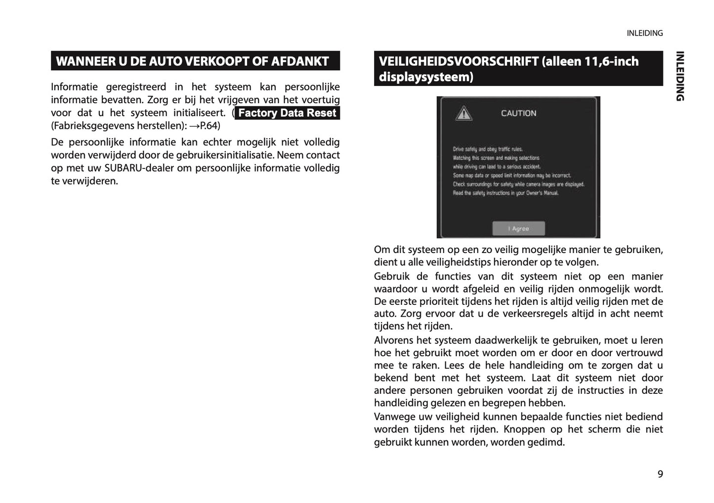 2025 Subaru Forester Infotainment Handleiding | Nederlands