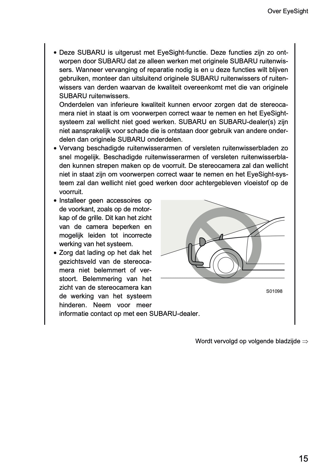 2022 Subaru Outback EyeSight Manual | Dutch