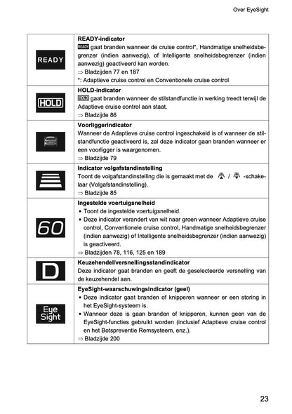 2022 Subaru Outback EyeSight Manual | Dutch