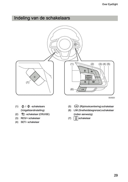 2022 Subaru Outback EyeSight Manual | Dutch