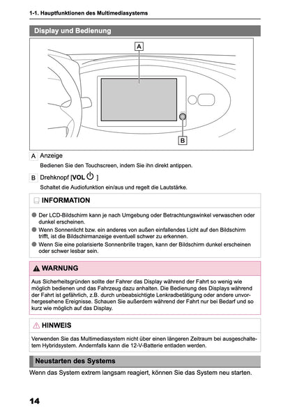 2025-2026 Toyota Aygo X Navigation Manual | German