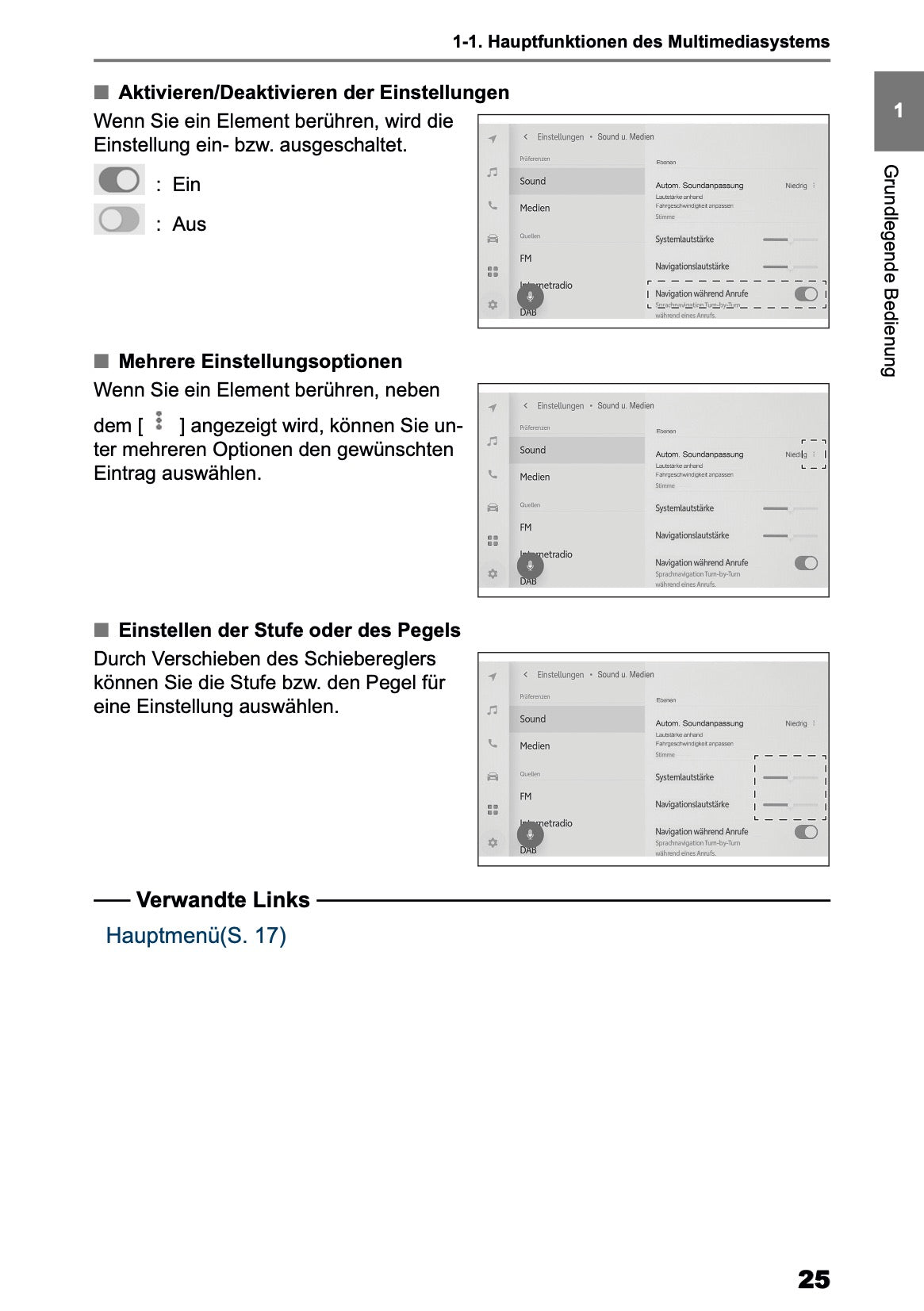2025-2026 Toyota Aygo X Navigation Manual | German