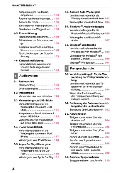 2025-2026 Toyota Aygo X Navigation Manual | German