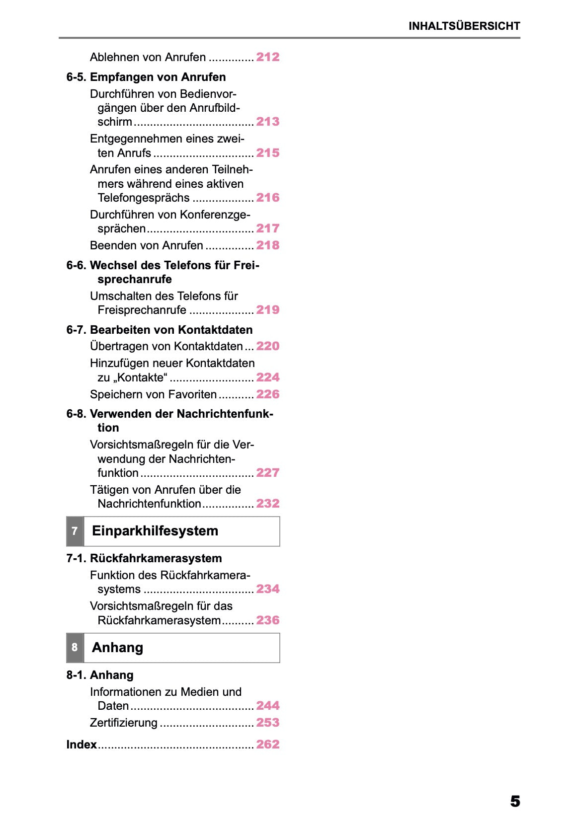 2025-2026 Toyota Aygo X Navigation Manual | German
