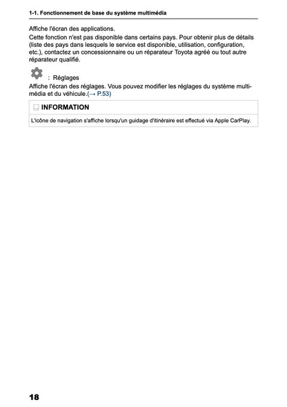 2025-2026 Toyota Aygo X Manuel de Navigation | Français