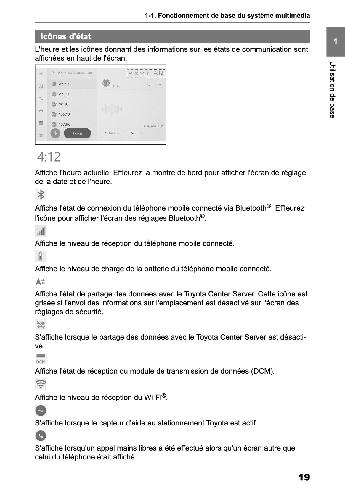 2025-2026 Toyota Aygo X Manuel de Navigation | Français