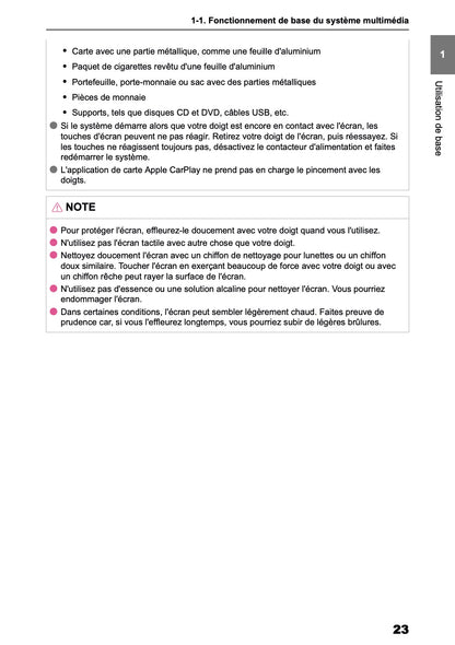 2025-2026 Toyota Aygo X Manuel de Navigation | Français