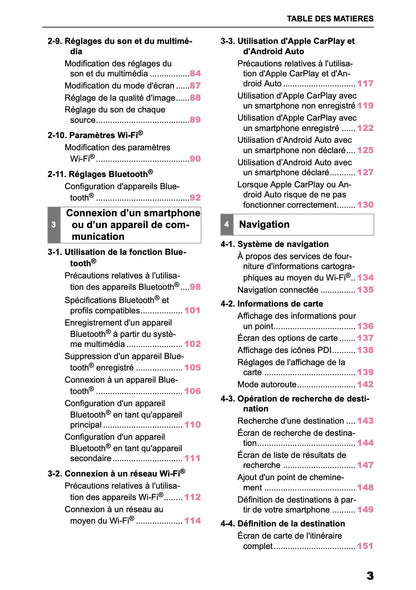 2025-2026 Toyota Aygo X Manuel de Navigation | Français