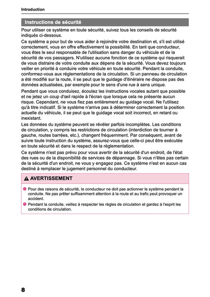 2025-2026 Toyota Aygo X Manuel de Navigation | Français