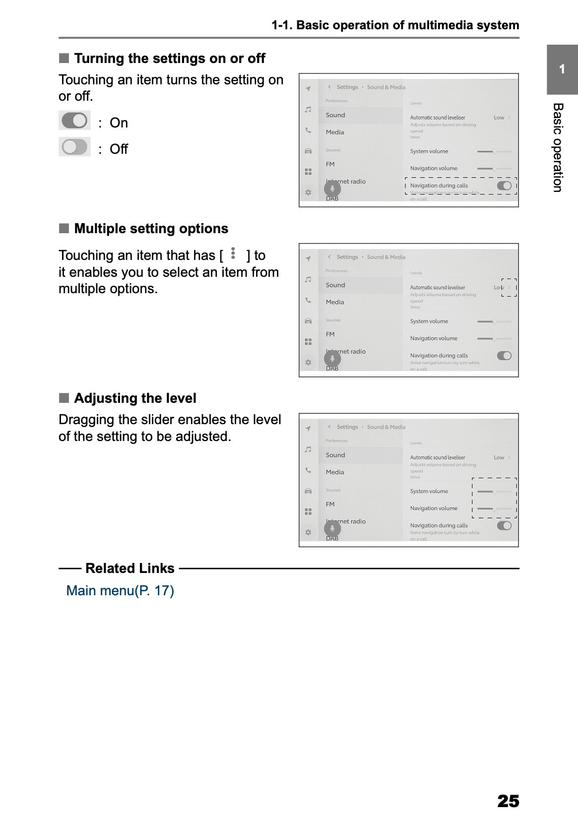 2025-2026 Toyota Aygo X Navigation Manual | English