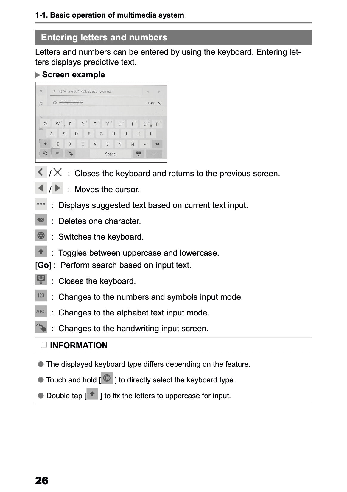 2025-2026 Toyota Aygo X Navigation Manual | English