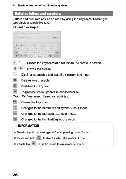 2025-2026 Toyota Aygo X Navigation Manual | English