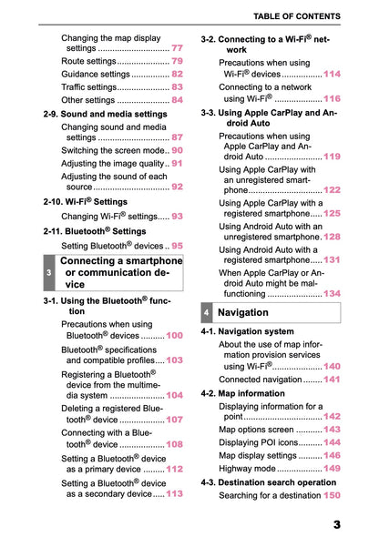 2025-2026 Toyota Aygo X Navigation Manual | English