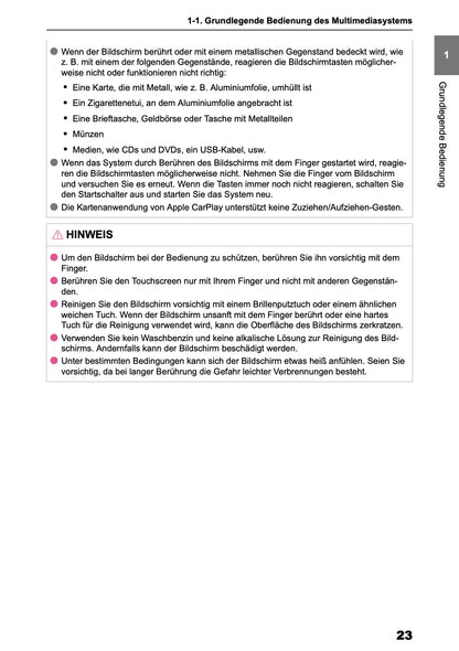 2025-2026 Toyota bZ4X Navigation Manual | German