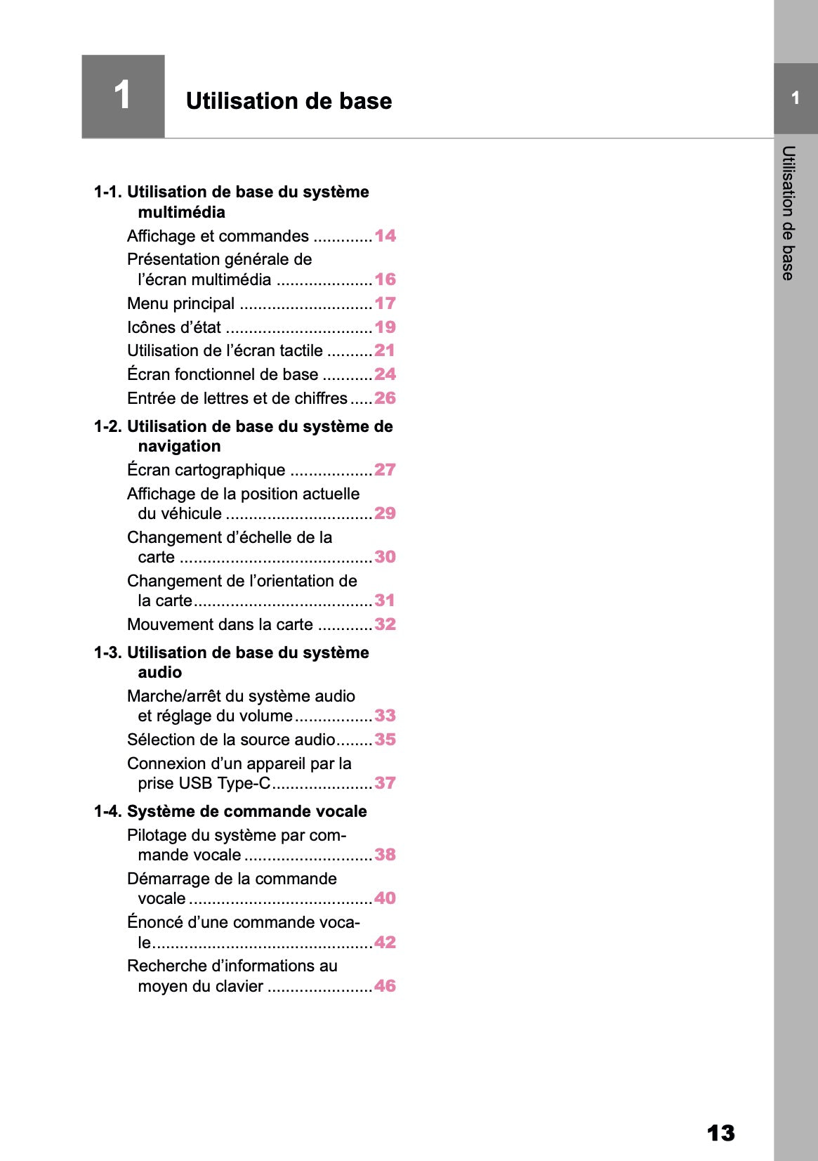 2025-2026 Toyota bZ4X Navigation Manual | French