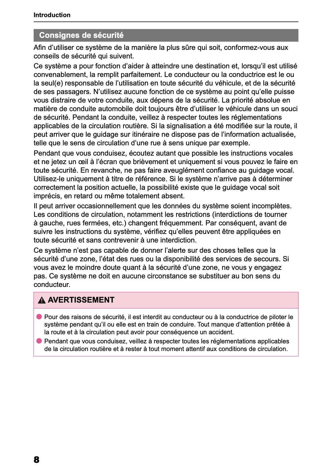 2025-2026 Toyota bZ4X Navigation Manual | French