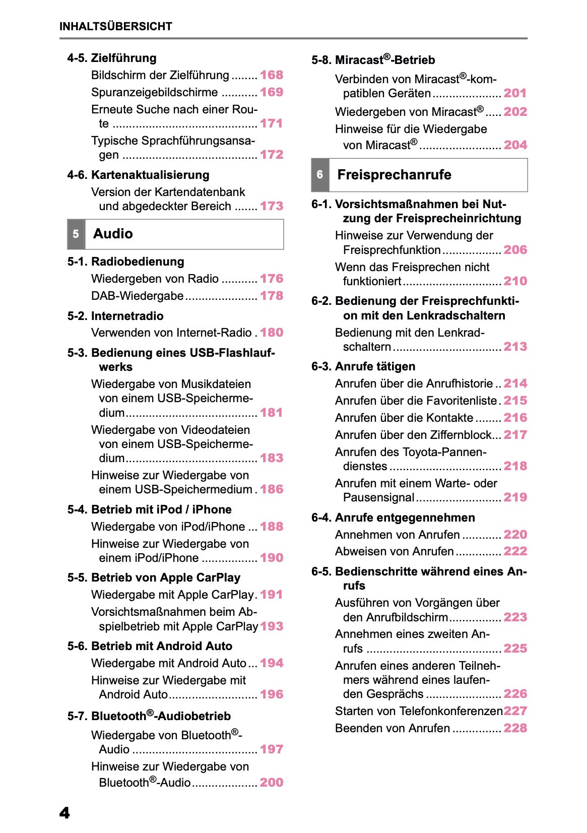 2025-2026 Toyota C-HR HEV/PHEV Navigation Manual | German