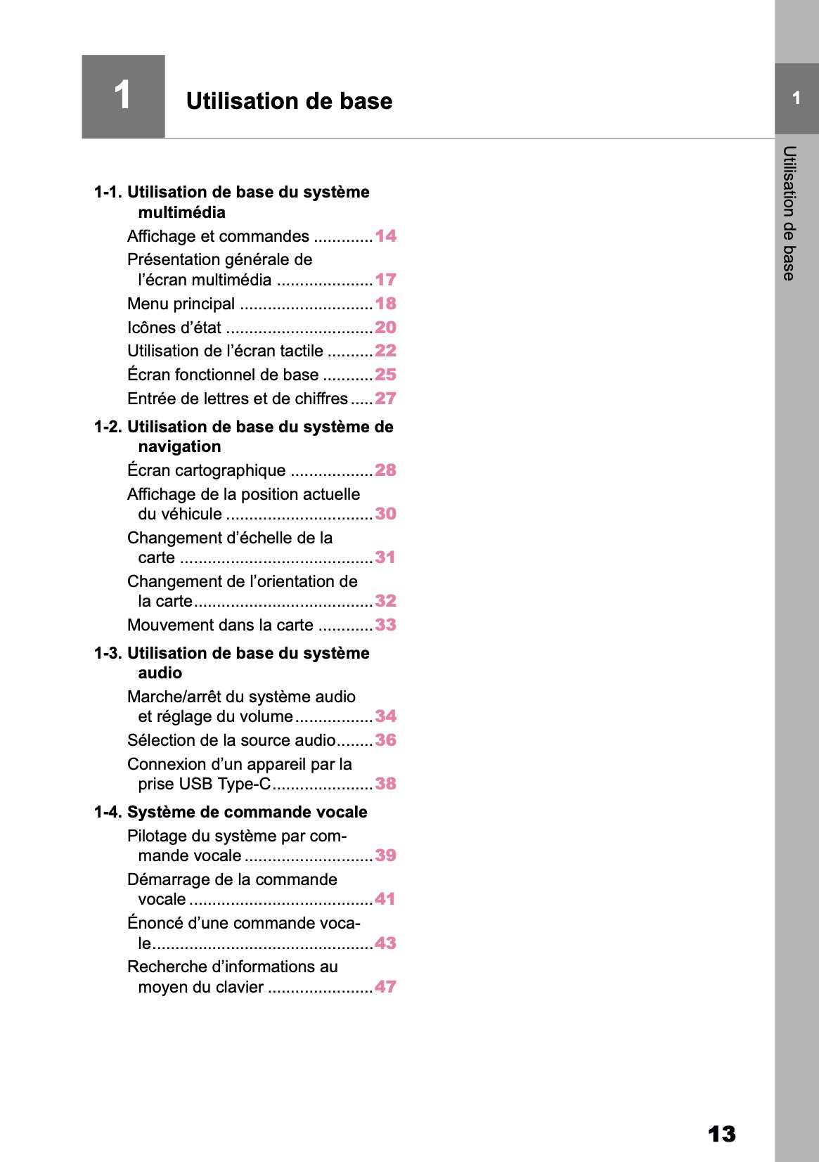 2025-2026 Toyota C-HR HEV/PHEV Navigation Manual | French