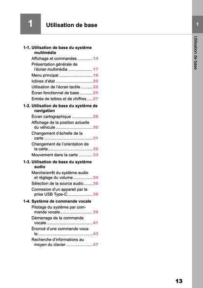 2025-2026 Toyota C-HR HEV/PHEV Navigation Manual | French