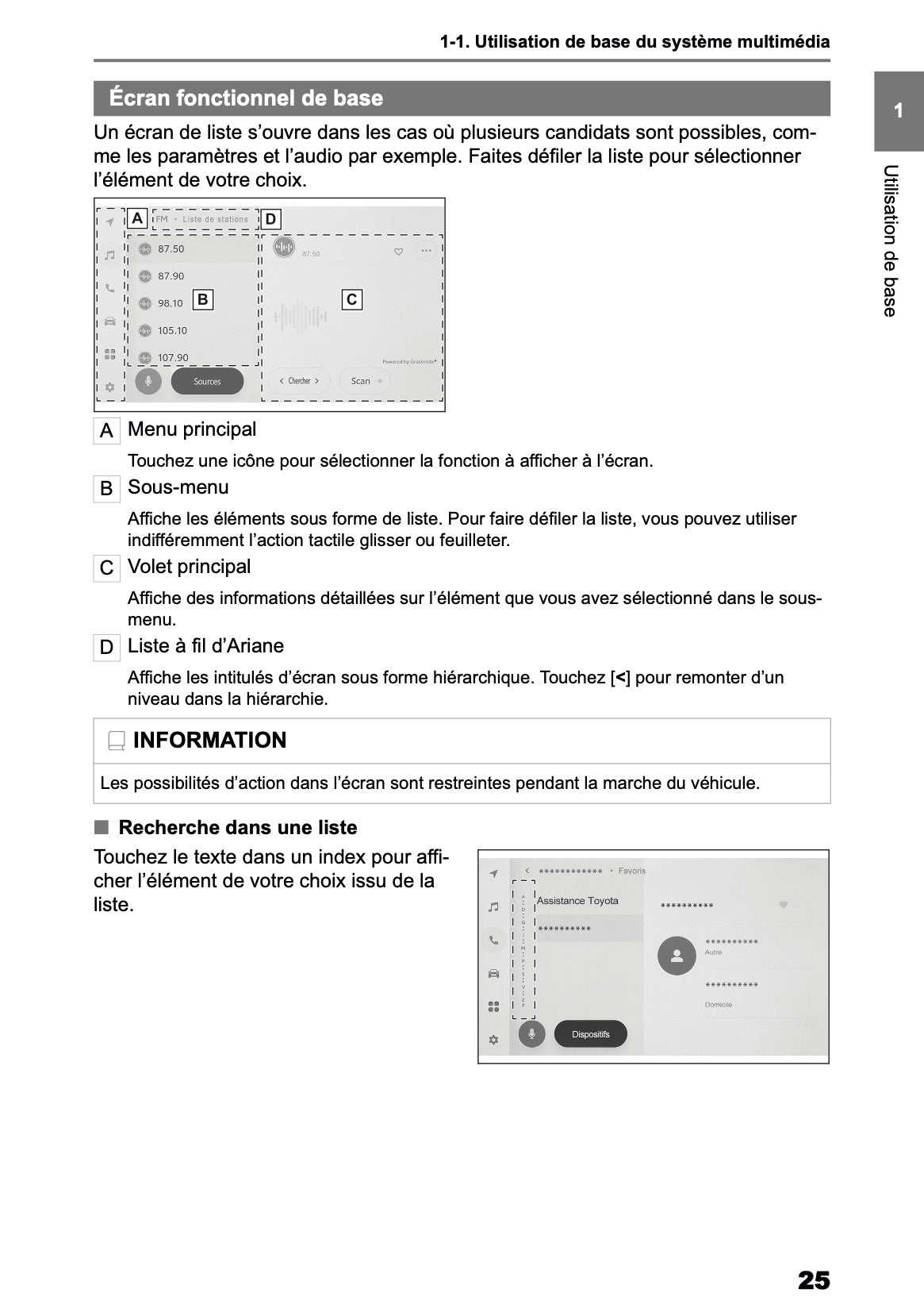 2025-2026 Toyota C-HR HEV/PHEV Navigation Manual | French