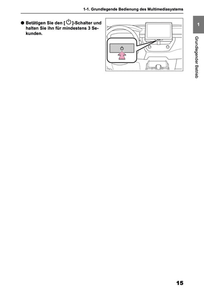 2025 Toyota Corolla Cross Hybrid Navigation Manual | German