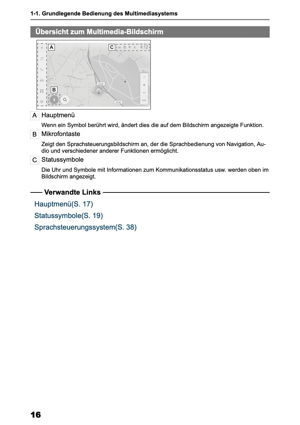 2025 Toyota Corolla Cross Hybrid Navigation Manual | German