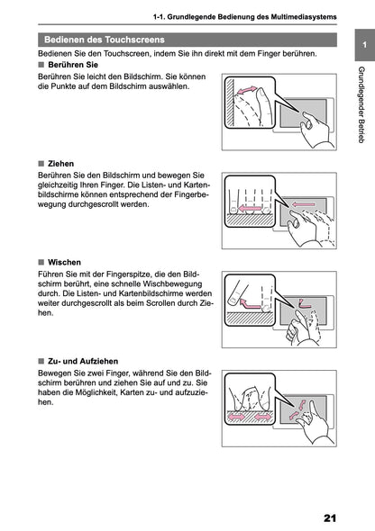 2025 Toyota Corolla Cross Hybrid Navigation Manual | German