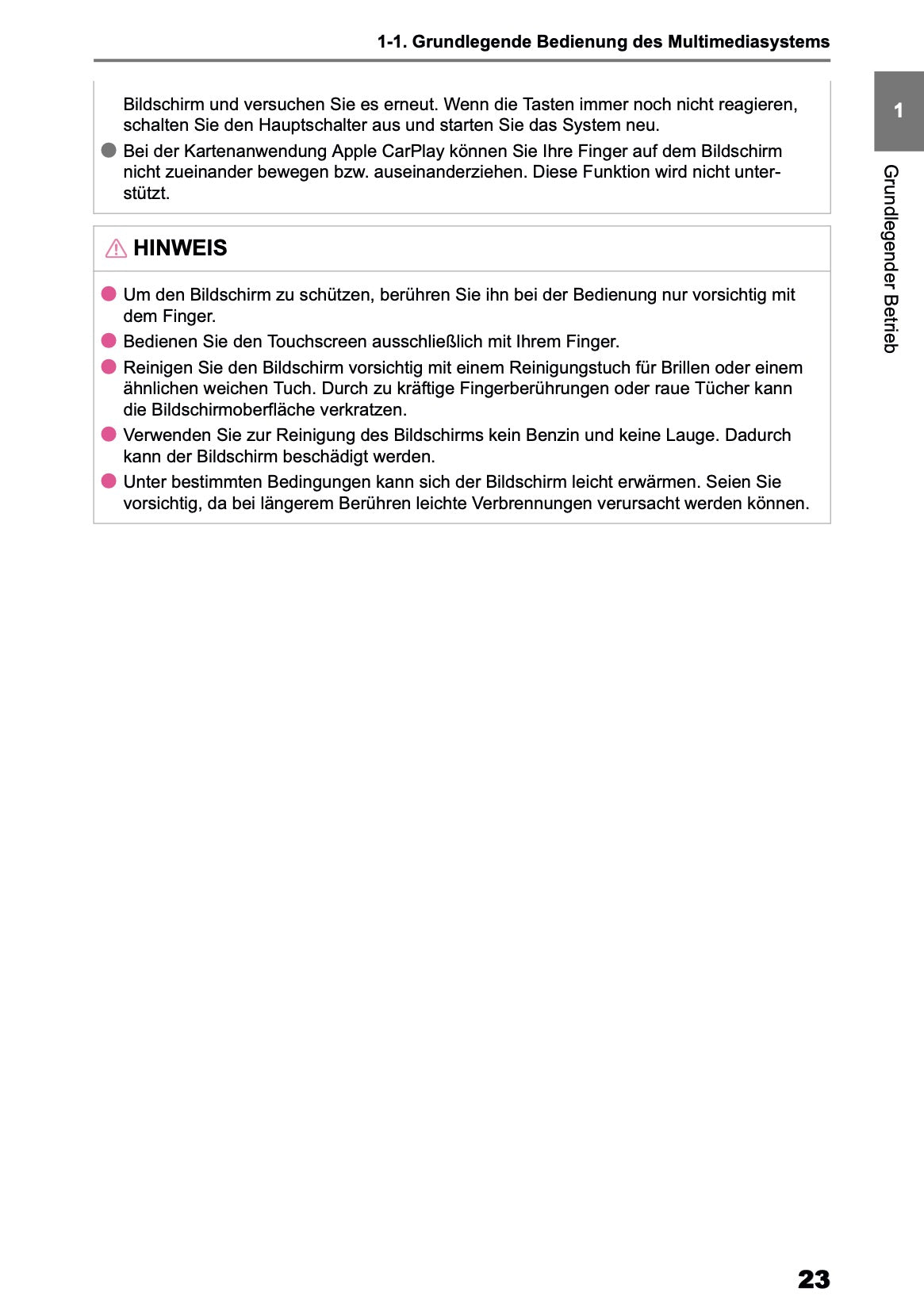 2025 Toyota Corolla Cross Hybrid Navigation Manual | German