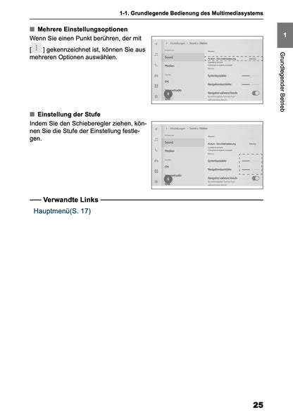 2025 Toyota Corolla Cross Hybrid Navigation Manual | German