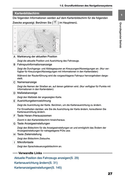 2025 Toyota Corolla Cross Hybrid Navigation Manual | German