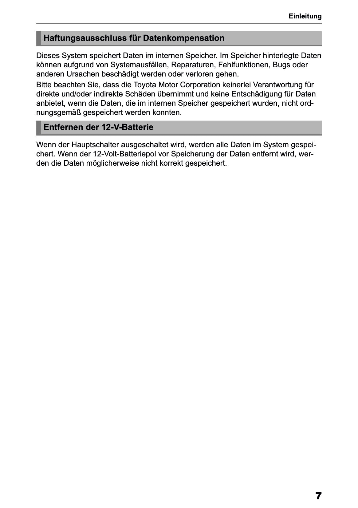 2025 Toyota Corolla Cross Hybrid Navigation Manual | German