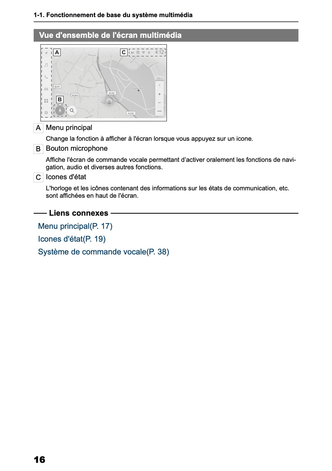 2025 Toyota Corolla Cross Hybrid Manuel de Navigation | Français