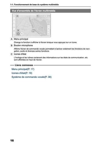 2025 Toyota Corolla Cross Hybrid Manuel de Navigation | Français