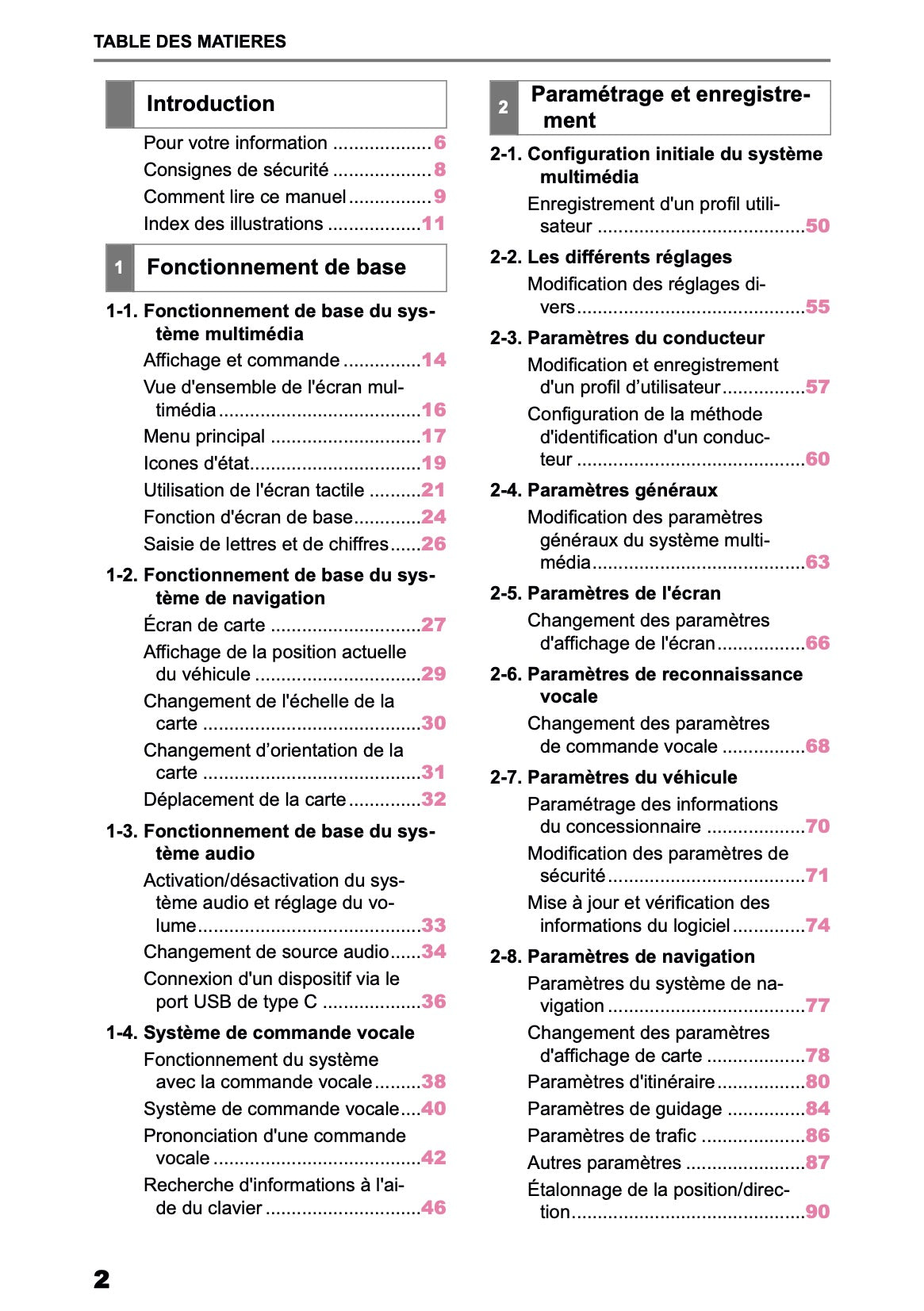 2025 Toyota Corolla Cross Hybrid Manuel de Navigation | Français