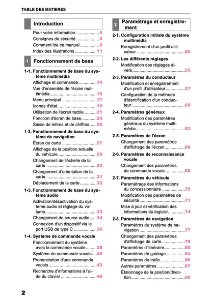 2025 Toyota Corolla Cross Hybrid Manuel de Navigation | Français